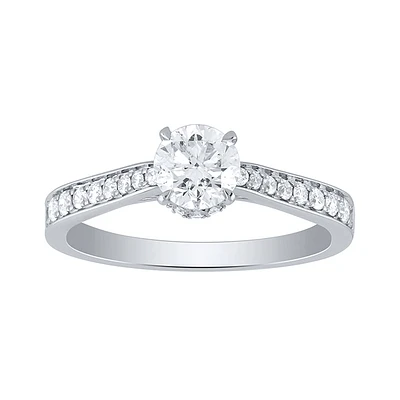 Diamond Engagement Ring 14K White Gold (1.00 ct tw)