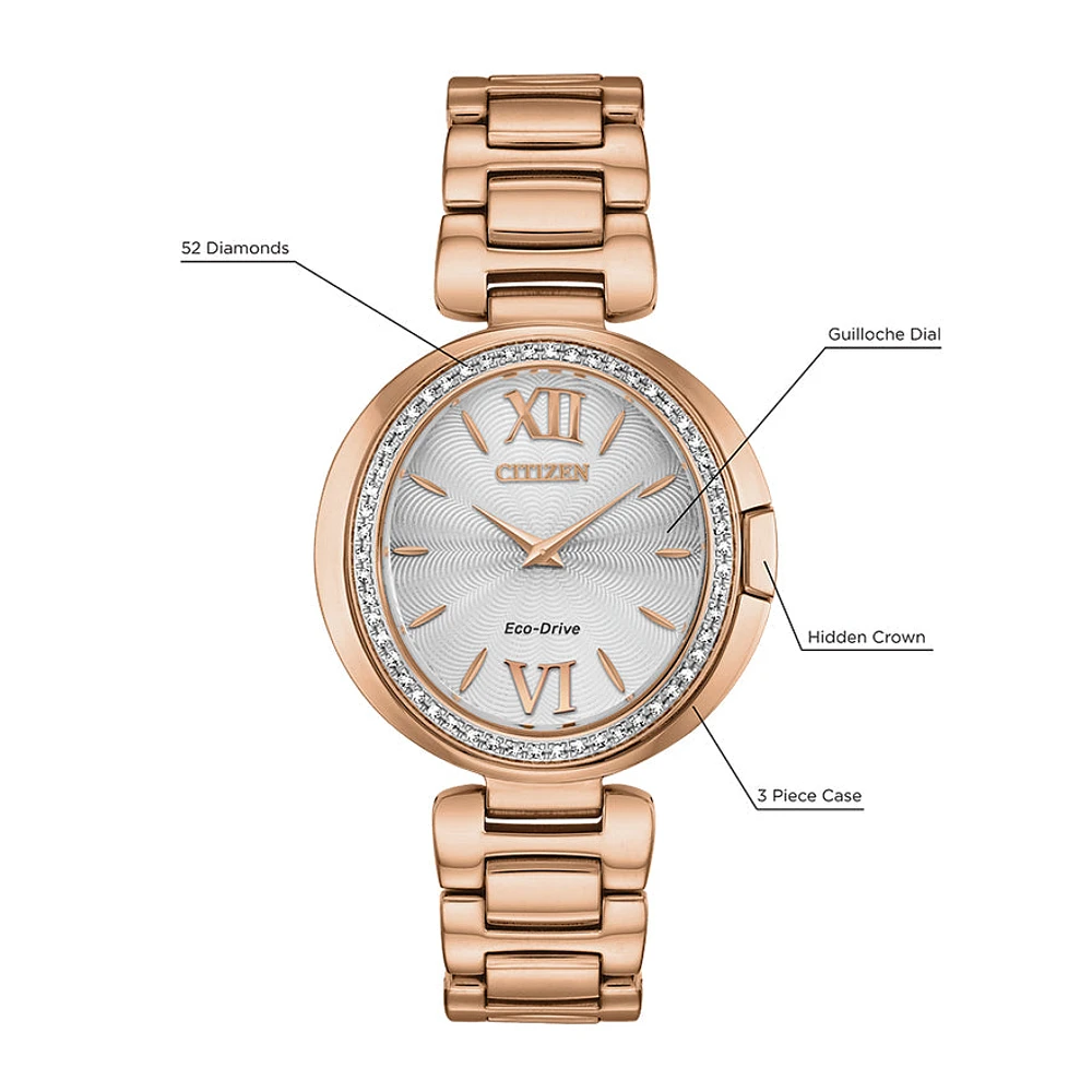 Citizen Capella Ladies Eco-Drive Watch | EX1503-54A