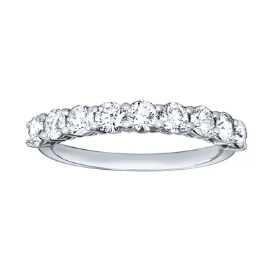 14K White Gold Canadian Diamond Anniversary Ring (1.00 ct tw)