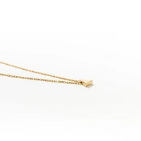 Triangle Gold Pendant in 10K Yellow Gold