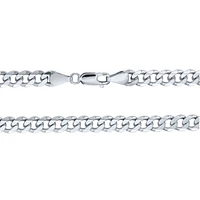 5.50 mm Silver Curb Chain (24")