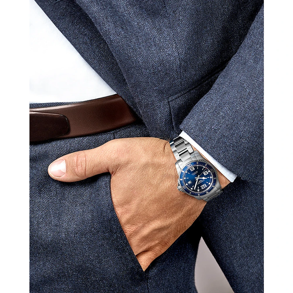 Longines HydroConquest 41MM Automatic Diving Watch | L3.742.4.96.6