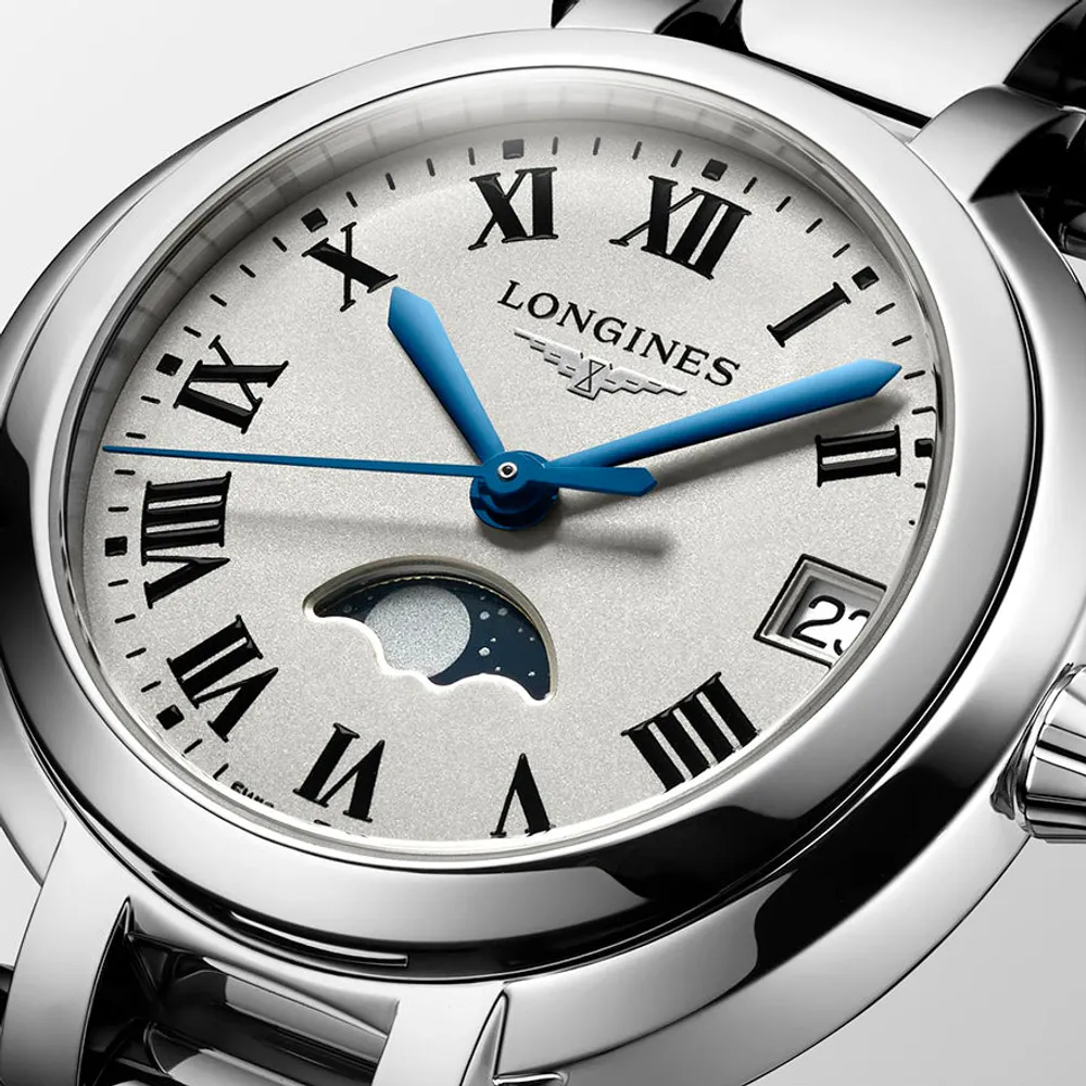 Longines PrimaLuna Ladies Stainless Steel Quartz Watch | L8.115.4.71.6
