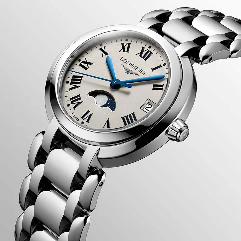 Longines PrimaLuna Ladies Stainless Steel Quartz Watch | L8.115.4.71.6