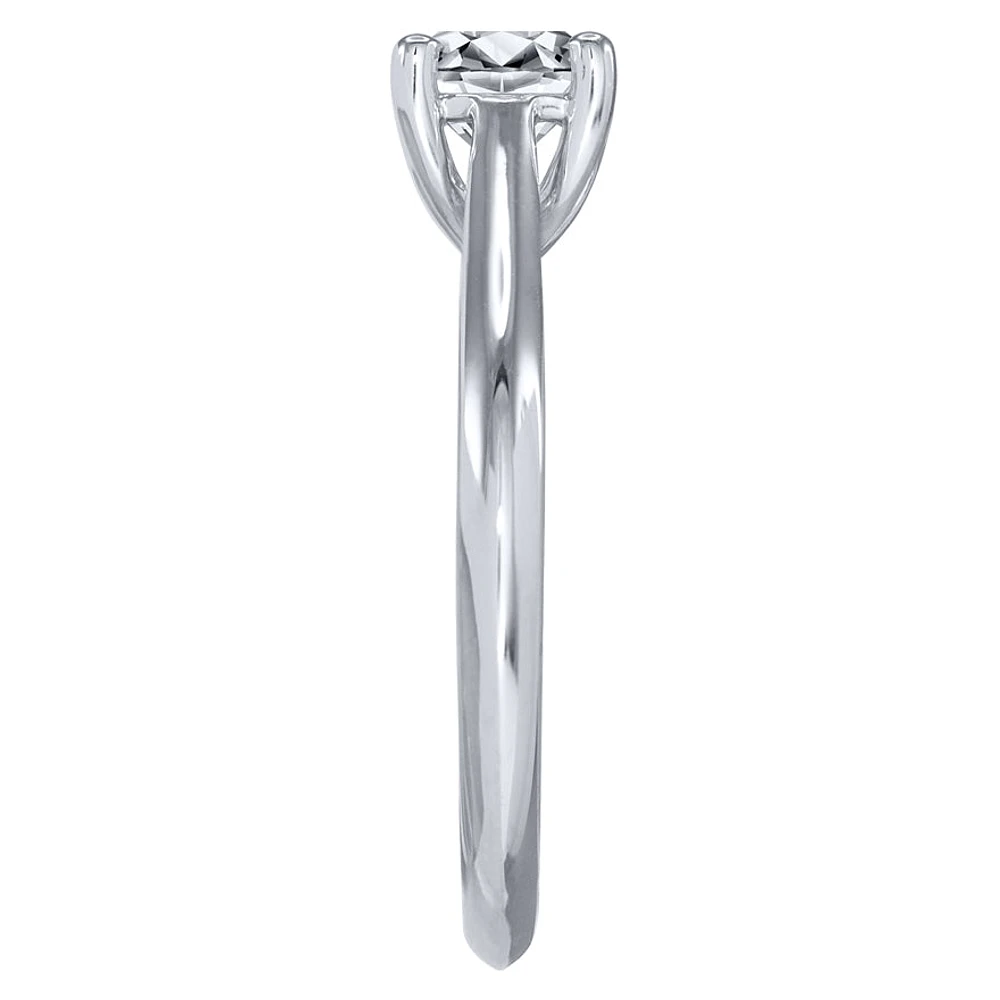 Lumina “Florence” (0.70 ct) Ideal Cut Solitaire Diamond Engagement Rin