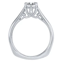 Lumina “Florence” (0.70 ct) Ideal Cut Solitaire Diamond Engagement Rin