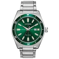 Citizen Brycen Men's Eco-Drive Watch With Green Dial | AW1598-70X