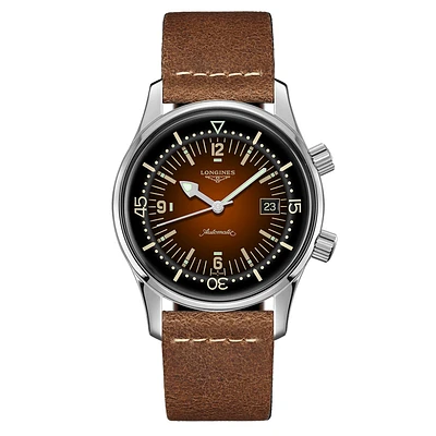 Longines Legend Diver Brown Dial Men's Watch | L3.774.4.60.2