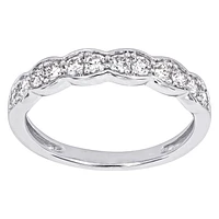 Diamond Anniversary Band 14K White Gold (0.40 ct tw)