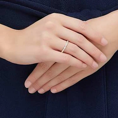 Rare ring, White, Rose gold-tone plated by SWAROVSKI