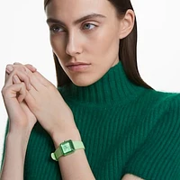 Watch, Silicone strap, Green by SWAROVSKI