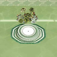Signum service plate, Porcelain