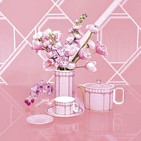 Signum teacup set, Porcelain, Multicoloured by SWAROVSKI