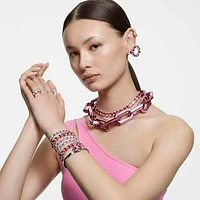 Vittore ring, Round cut, White, Silver-tone finish by SWAROVSKI