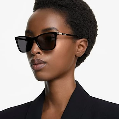 Sunglasses, Square shape, SK6004, Black by SWAROVSKI