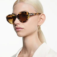 Sunglasses, Cat-Eye shape, SK6008, Brown by SWAROVSKI
