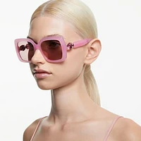 Sunglasses, Oversized, Square shape, SK0061, Pink by SWAROVSKI