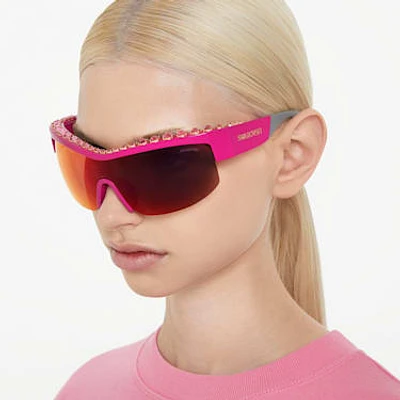 Sunglasses, Mask shape, SK1126, Pink by SWAROVSKI