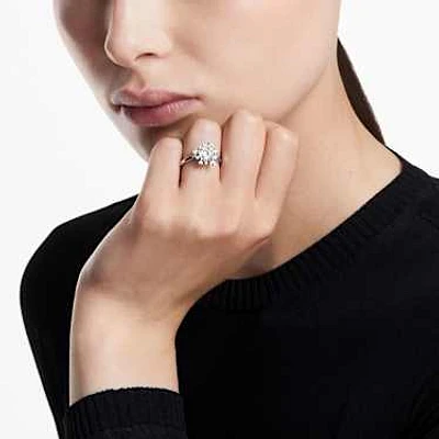 Galaxy ring, Lab-grown diamonds 2 ct tw, Round shape, 14K white gold by SWAROVSKI