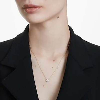 Eternity solitaire pendant, Lab-grown diamonds 1 ct tw, Round shape