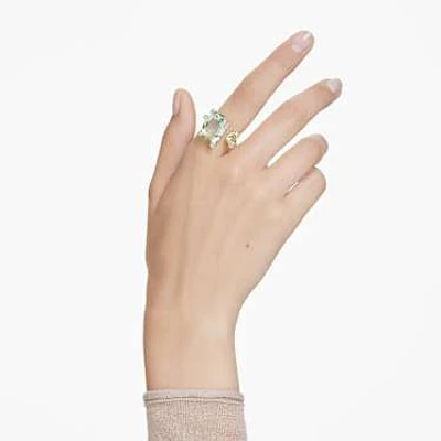 Gema open ring, Mixed cuts, Multicolored, Gold-tone plated by SWAROVSKI