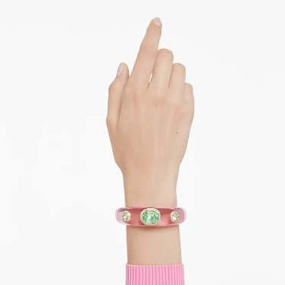 Dulcis cuff, Mixed cuts, Multicolored, Gold-tone plated by SWAROVSKI
