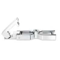 Emily extender, Round cut, White, Rhodium plated by SWAROVSKI