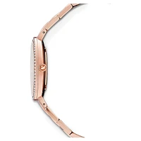 Cosmopolitan watch, Swiss Made, Metal bracelet, Rose gold tone, Rose gold-tone finish by SWAROVSKI
