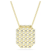 Exalta necklace, White, Gold-tone plated by SWAROVSKI