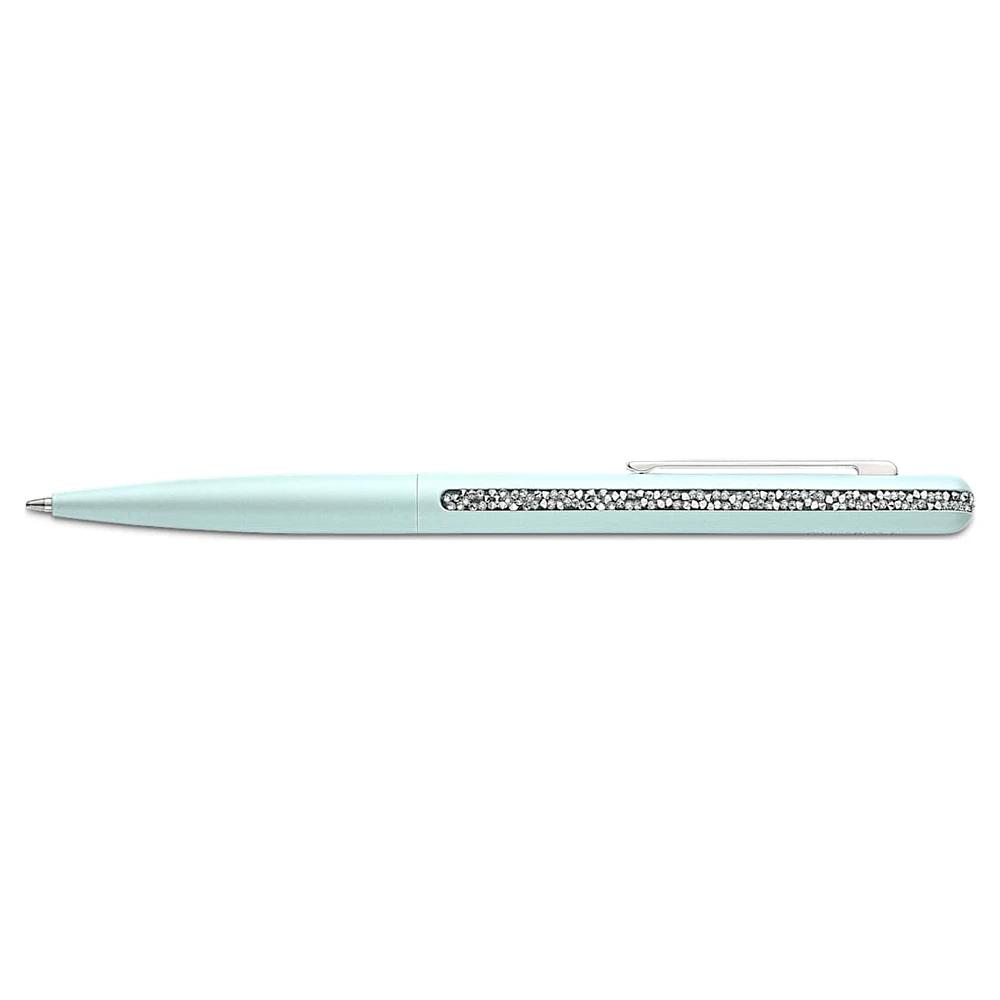 Shimmer ballpoint pen, Green, Green lacquered, Chrome plated by SWAROVSKI