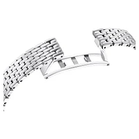 Attract watch, Swiss Made, Pavé, Metal bracelet, Silver tone, Stainless steel by SWAROVSKI