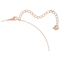 Attract set, Round cut, White, Rose gold-tone plated by SWAROVSKI