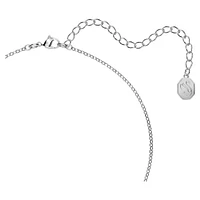 Stella set, Mixed cuts, Star, White, Rhodium plated by SWAROVSKI