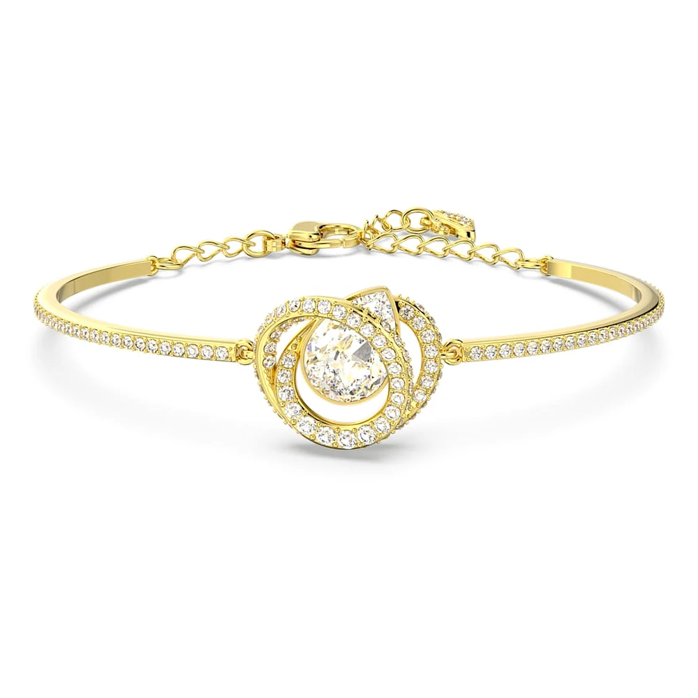 Generation bangle, White, Gold-tone plated by SWAROVSKI