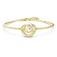 Generation bangle, White, Gold-tone plated by SWAROVSKI