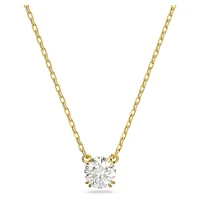 Constella pendant, Round cut, White