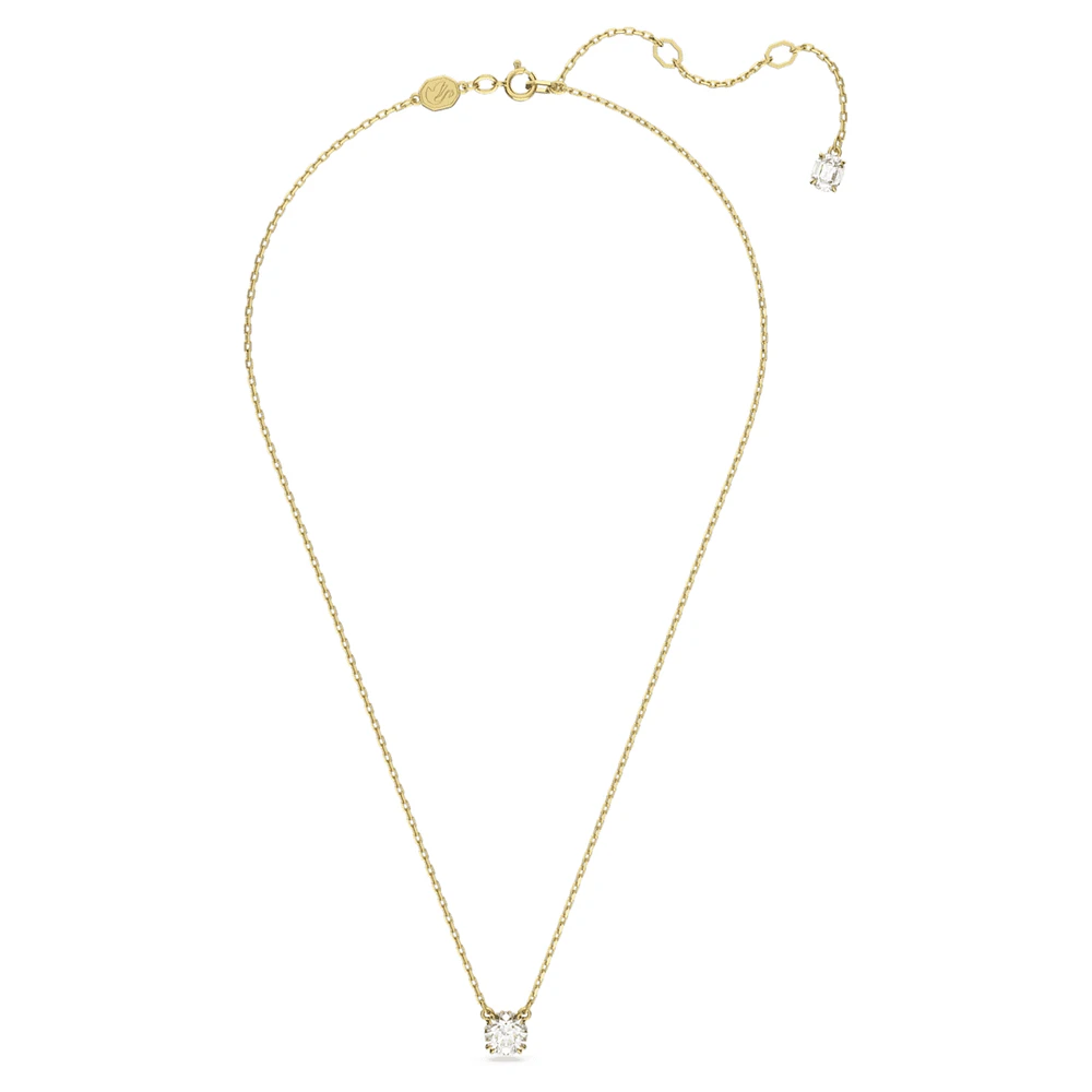 Constella pendant, Round cut, White