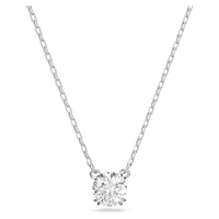 Constella pendant, Round cut, White, Rhodium plated by SWAROVSKI