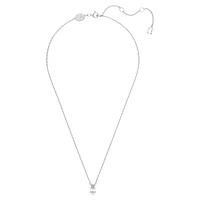 Millenia pendant, Pear cut, White, Rhodium plated by SWAROVSKI