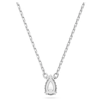 Millenia pendant, Pear cut, White, Rhodium plated by SWAROVSKI
