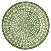 Signum plate set, Porcelain, Medium, Multicoloured by SWAROVSKI