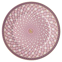 Signum plate set, Porcelain, Medium, Multicoloured by SWAROVSKI