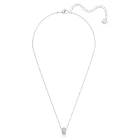 Dextera pendant, Blue, Rhodium plated by SWAROVSKI