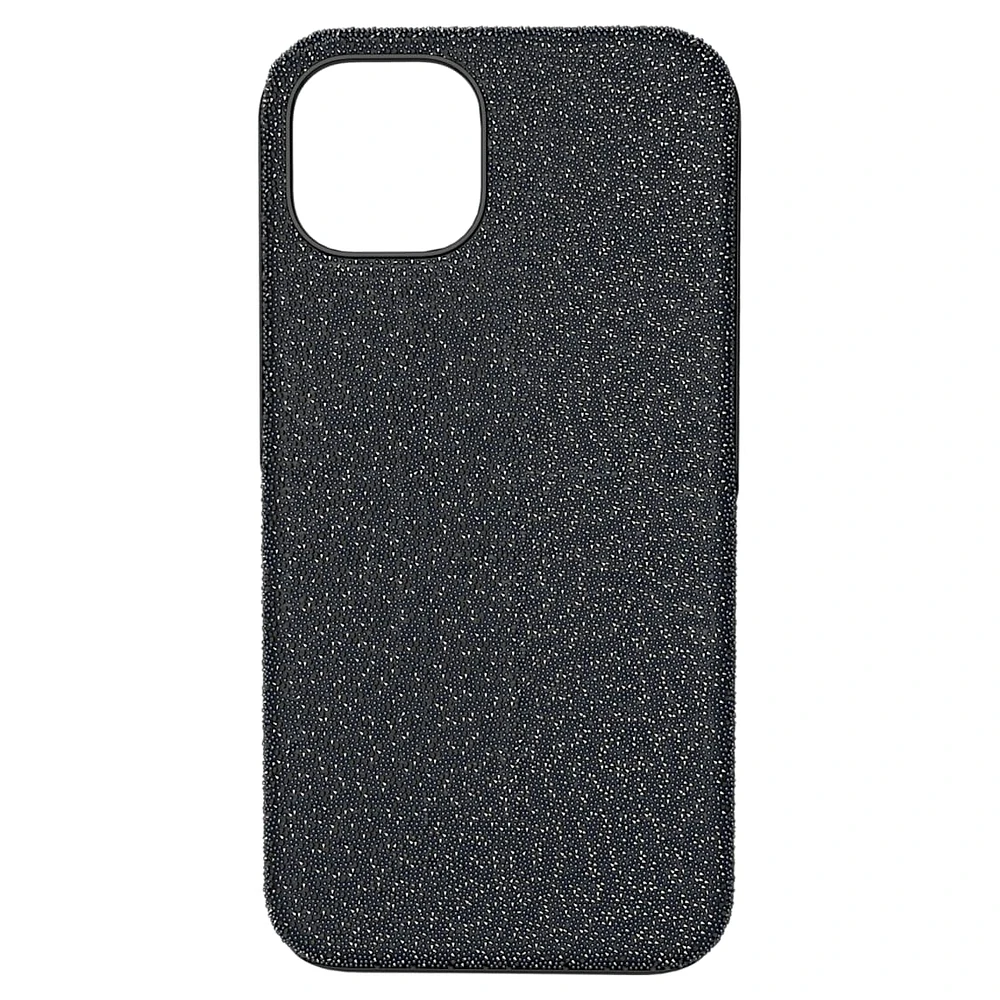 High smartphone case, iPhone® 13, Black by SWAROVSKI