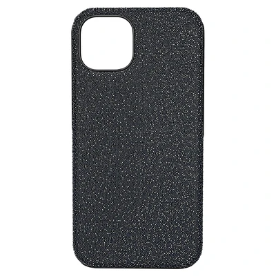 High smartphone case, iPhone® 13, Black by SWAROVSKI