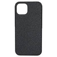 High smartphone case, iPhone® 13, Black by SWAROVSKI