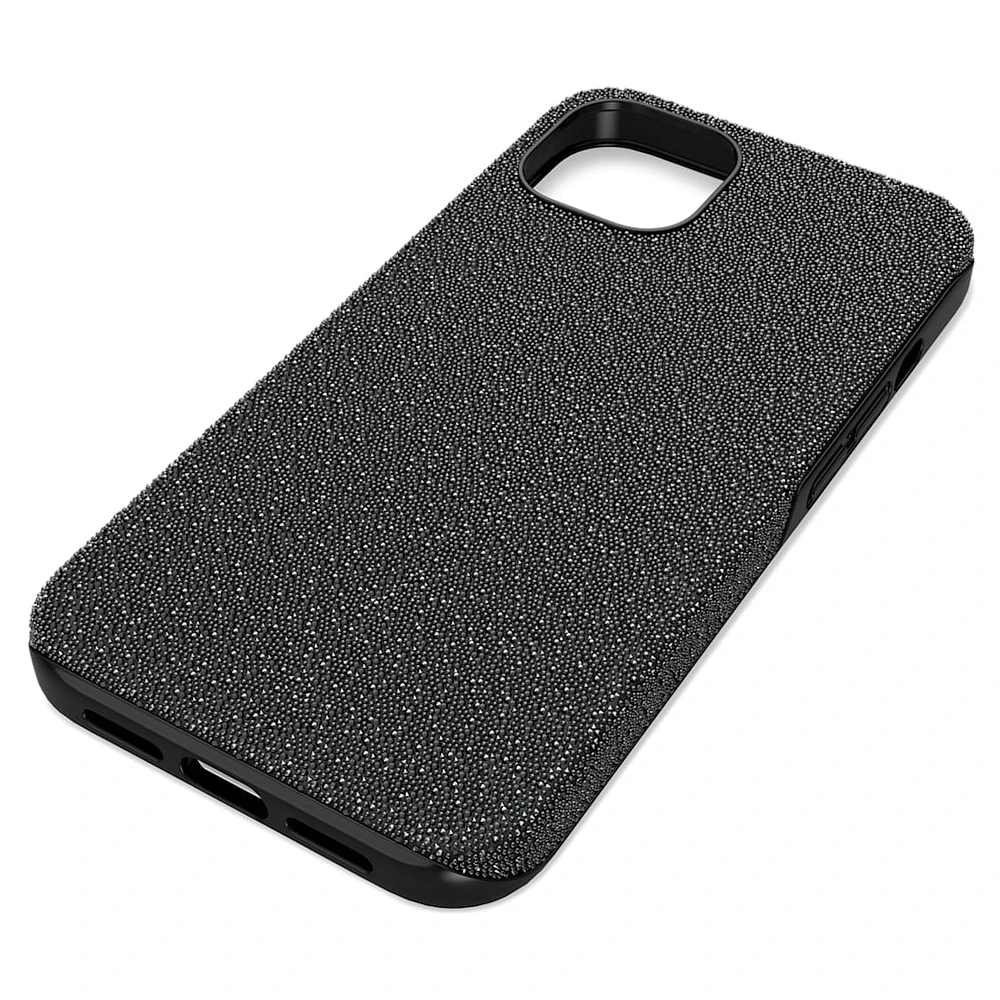High smartphone case, iPhone® 13, Black by SWAROVSKI