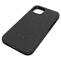 High smartphone case, iPhone® 13, Black by SWAROVSKI