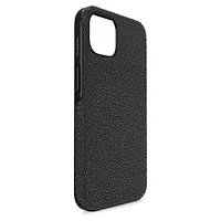 High smartphone case, iPhone® 13, Black by SWAROVSKI