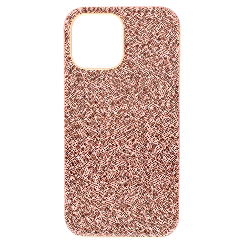 High smartphone case, iPhone® 13 Pro Max, Rose gold tone by SWAROVSKI